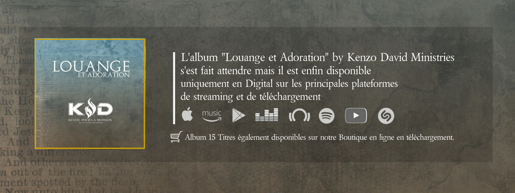 Album "Louange et Adoration" by Kenzo David Ministries