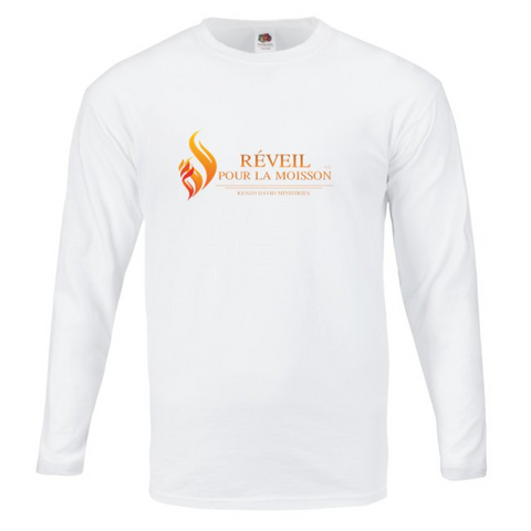 Tee-shirts à manches longues homme ​avec logo Réveil pour la moisson
