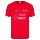 Tee-shirt à manches courtes avec logo KD Ministries - Jésus First